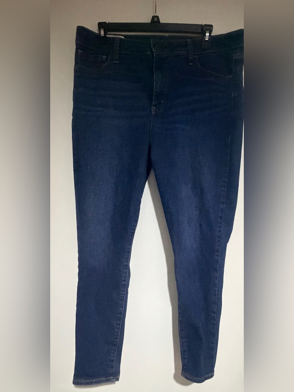 GAP universal Jegging High Rise in Dark Blue Denim Plus Size 16 33
